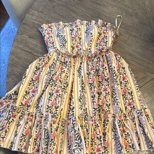 Agua by agua bendita Dress - Yellow and Pink